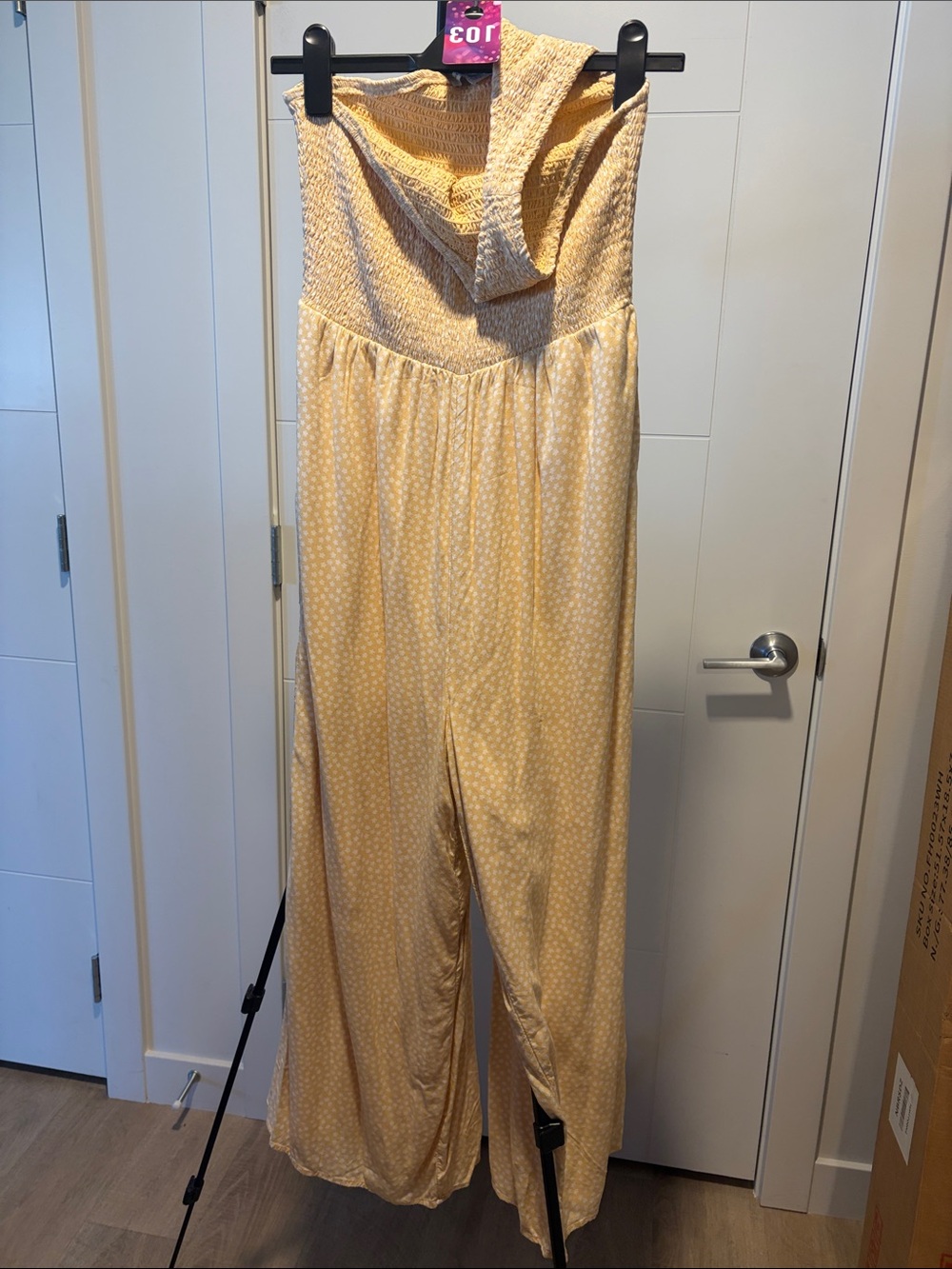 103 American Eagle romper, one shoulder strap